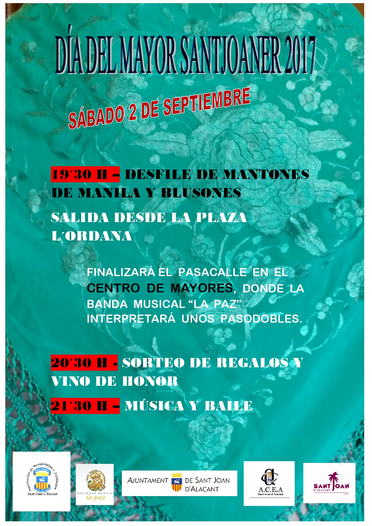 Foto del cartel del Día del Major Santjoaner