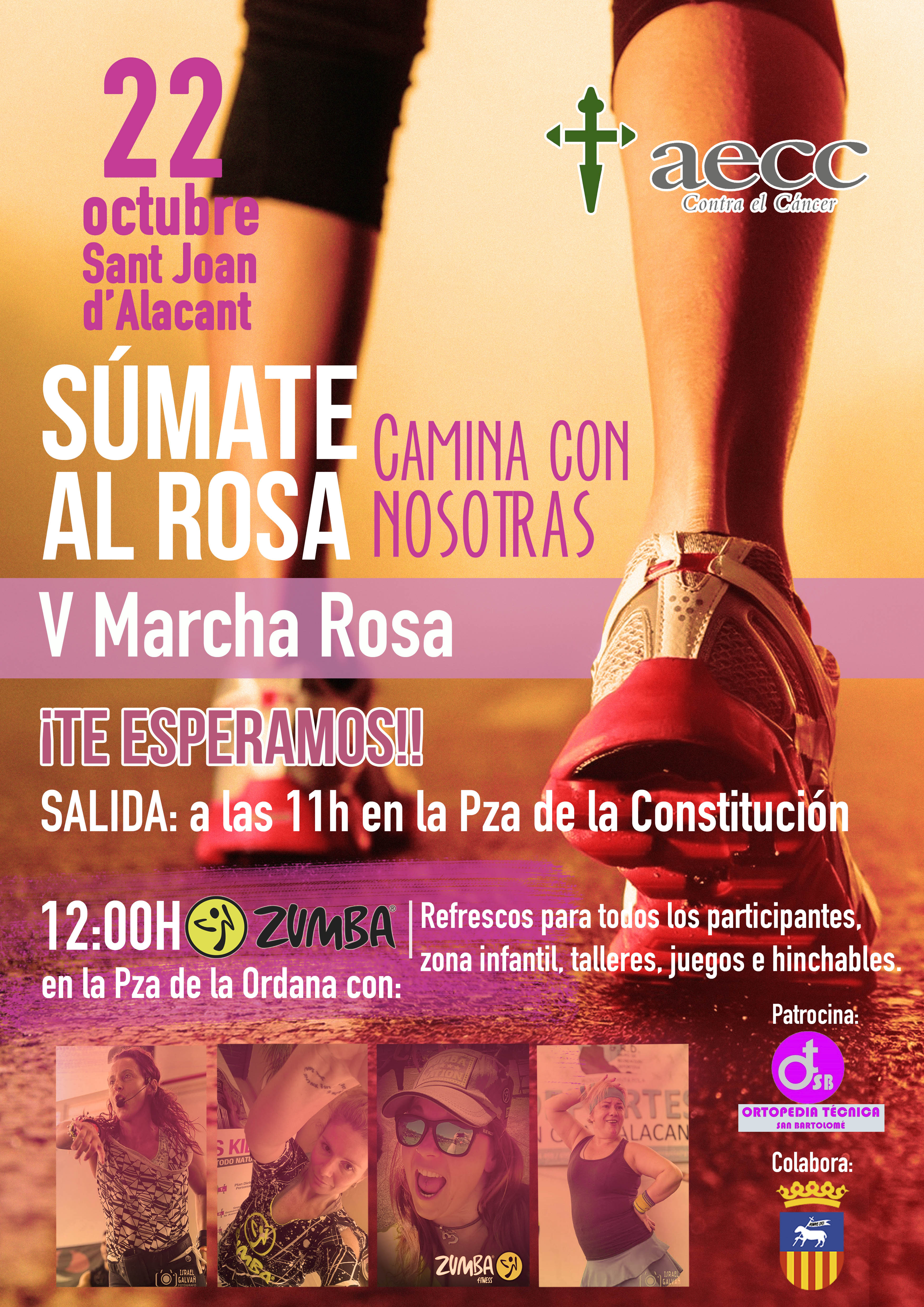 Cartel de la V Marcha Rosa 2017