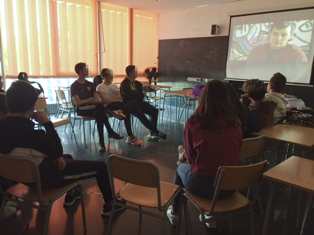 Alumnos durante uno de los cursos de prevención