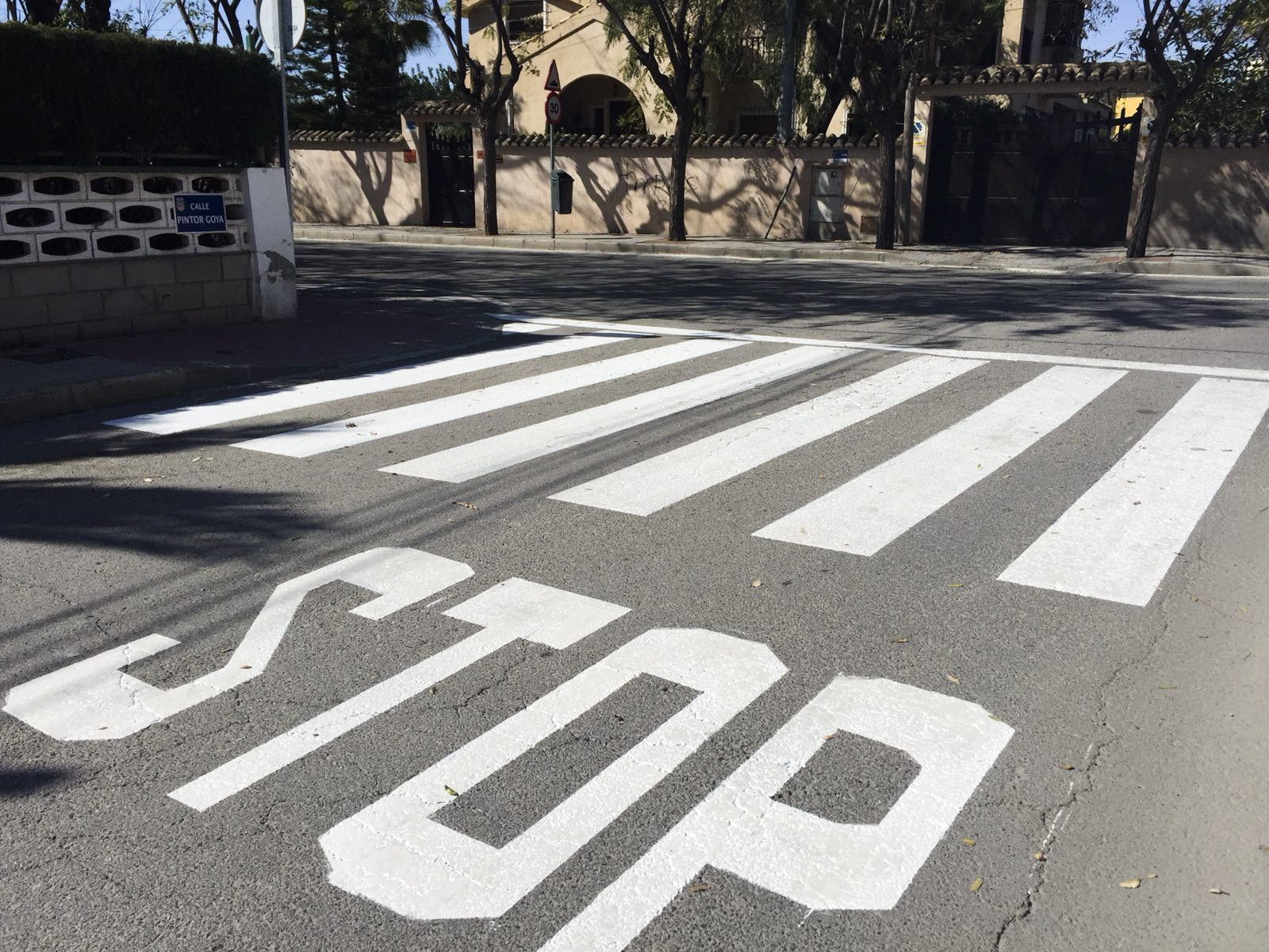 Una de las calles en la que se ha llevado la actuación