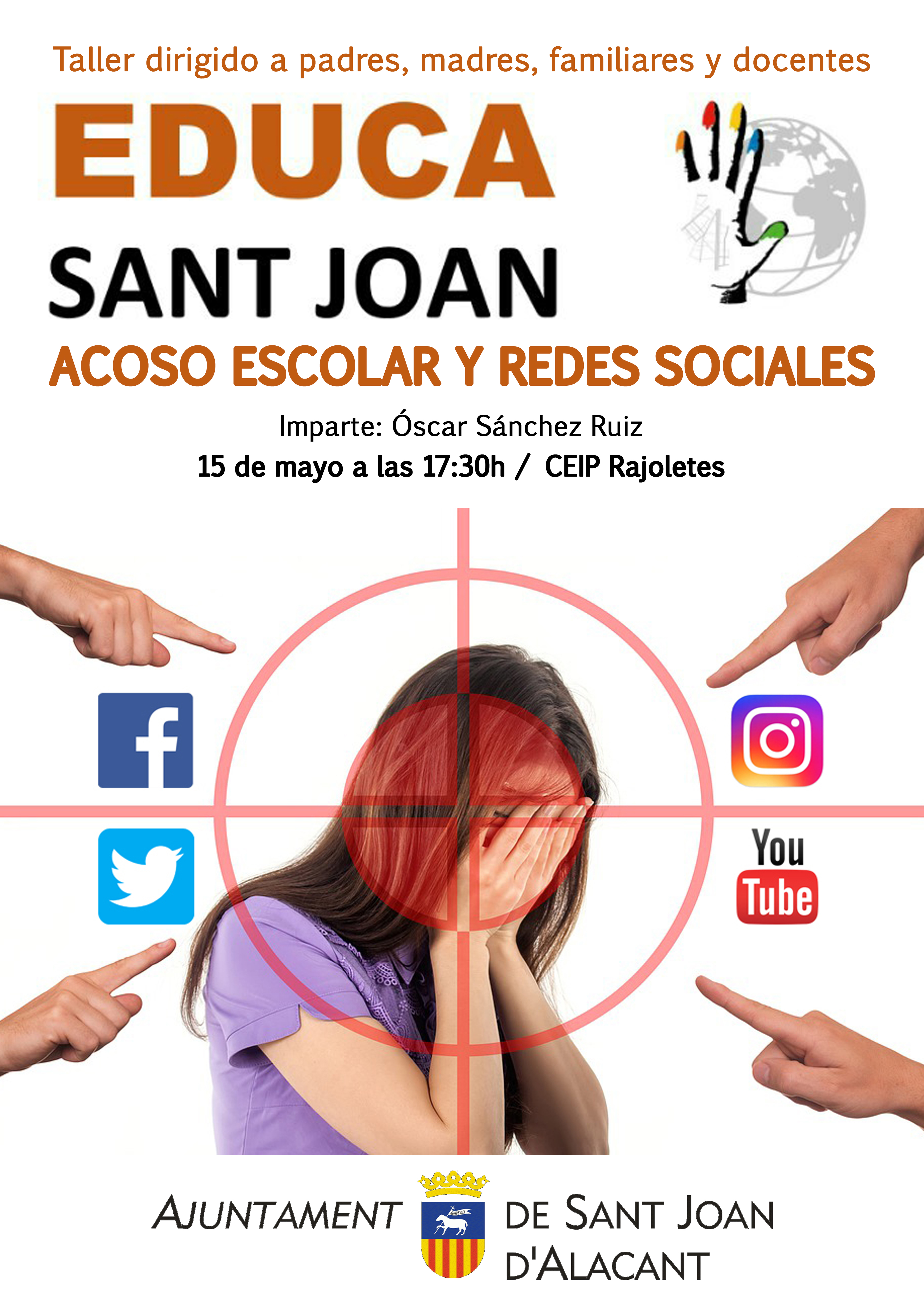 Cartel dela campaña EDUCA Sant Joan