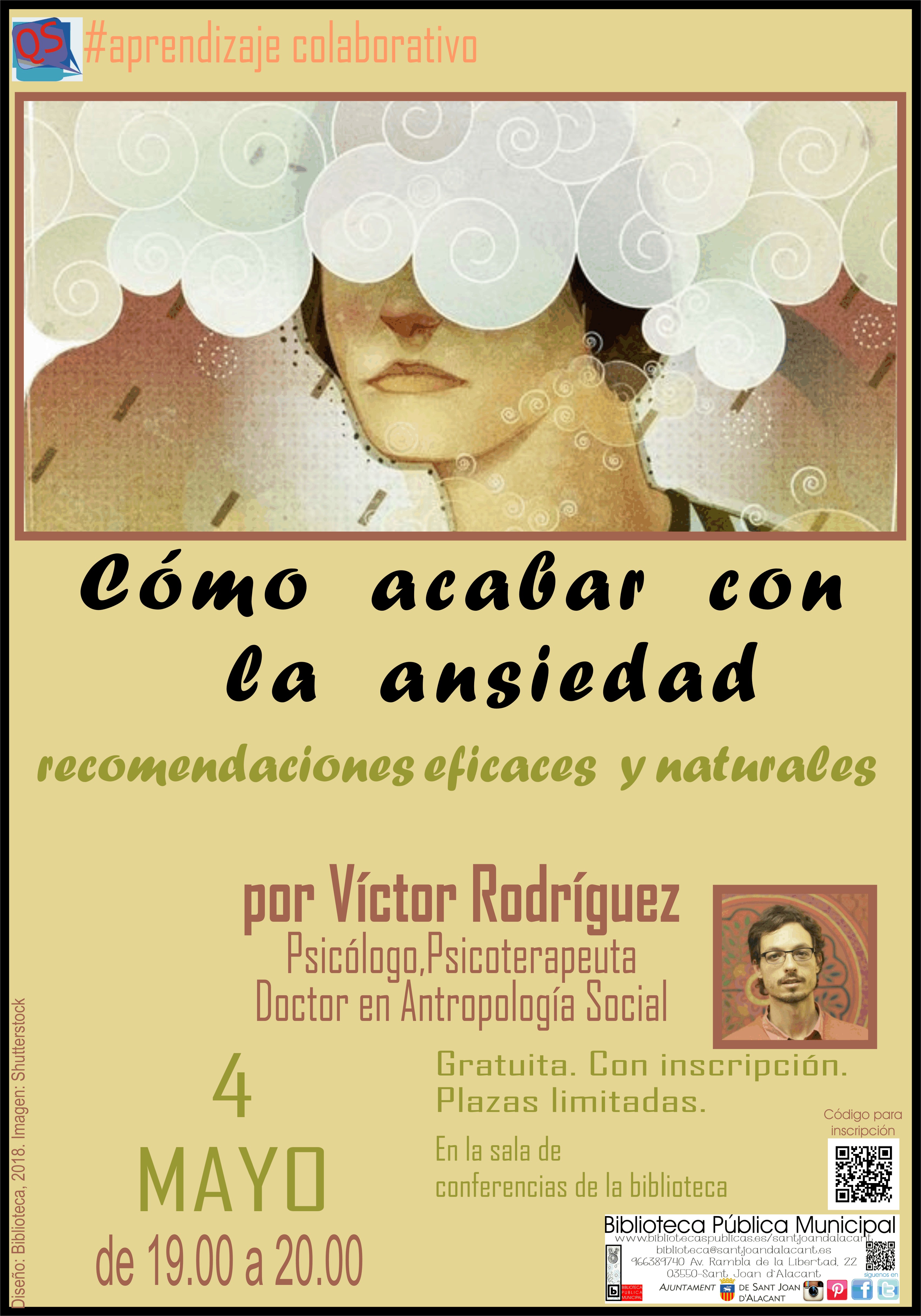 Charla: Cómo acabar con la ansiedad