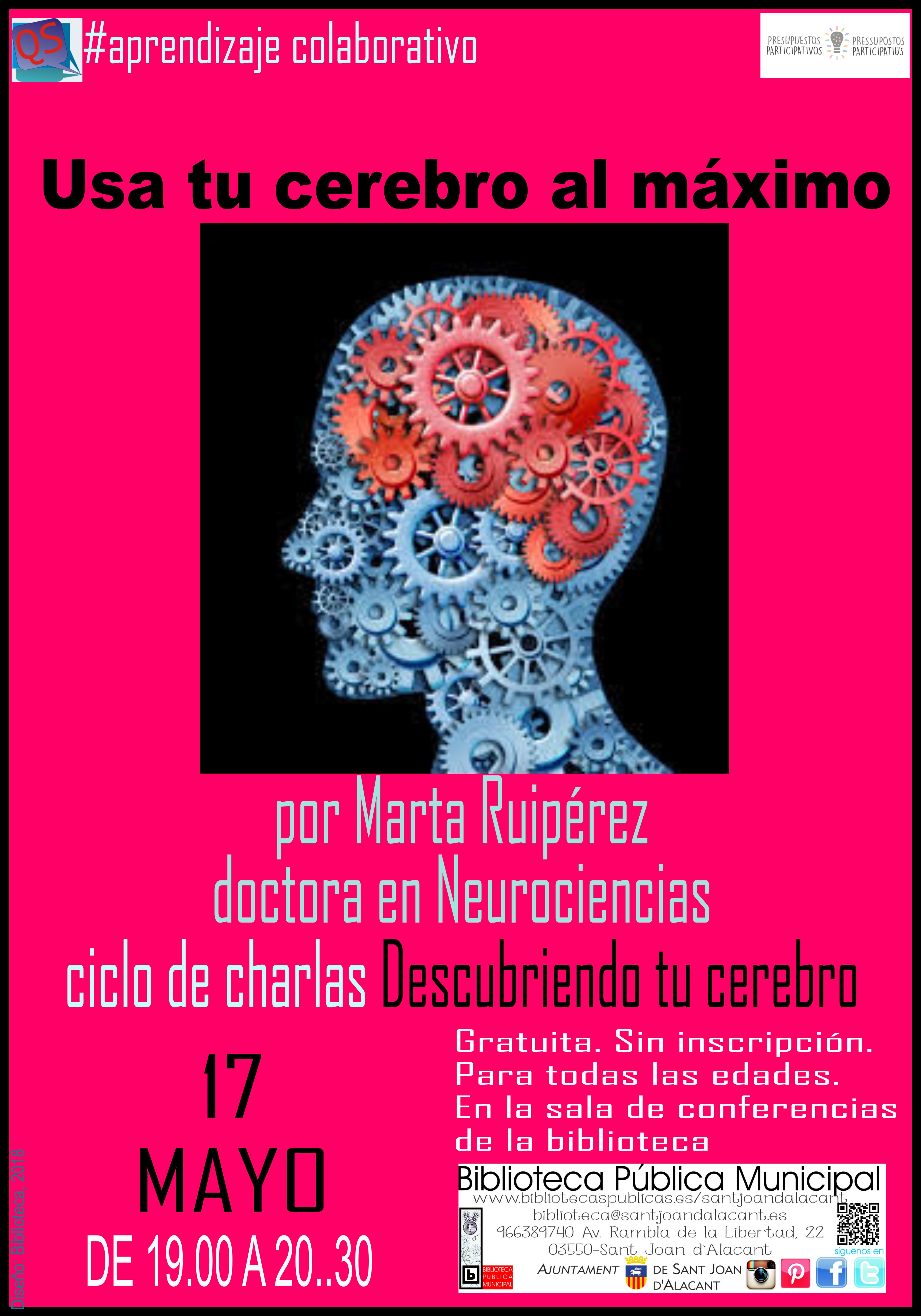 Cartel Usa tu cerebro al máximo