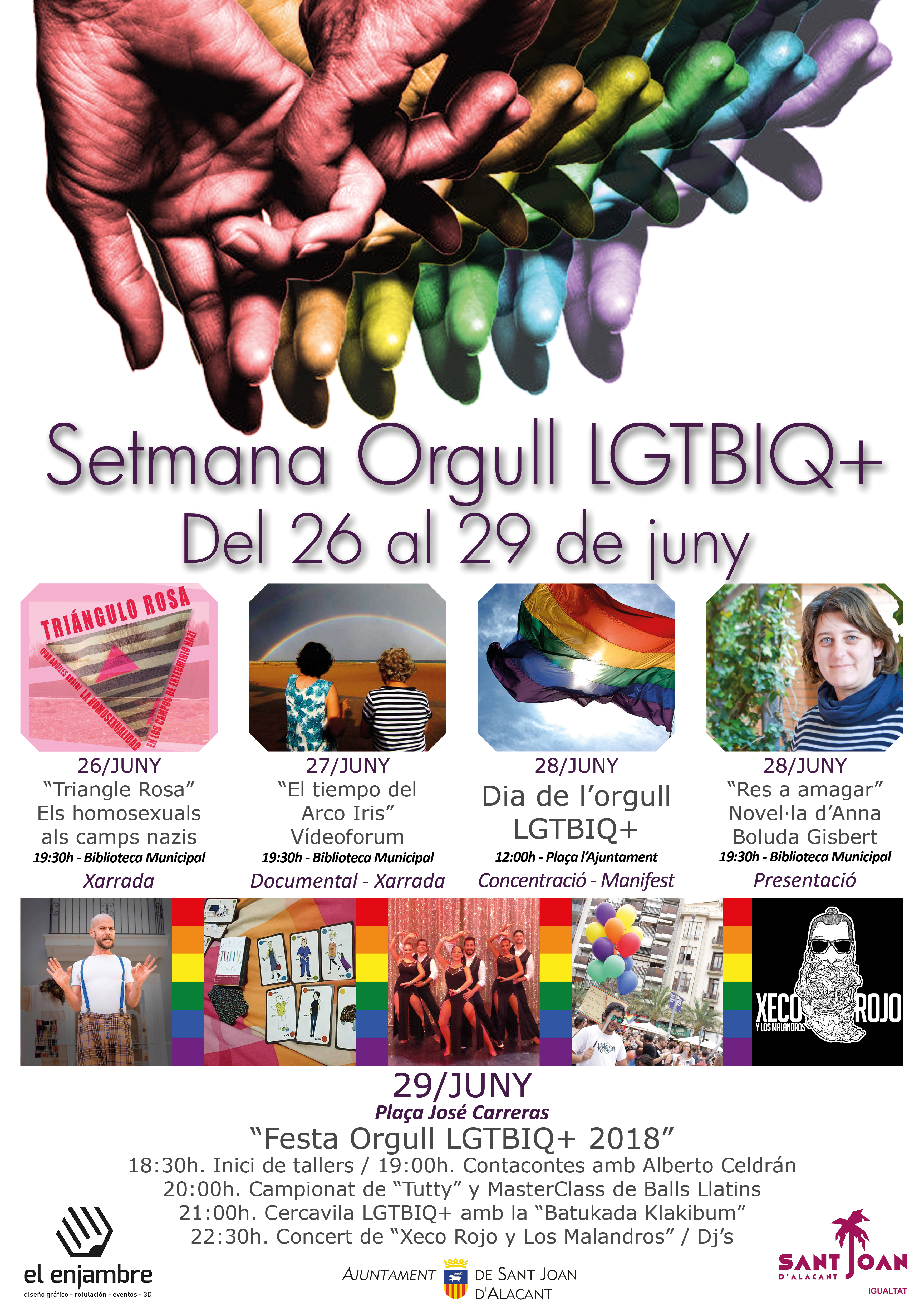 Cartell de la Setmana de l'Orgull LGTBIQ+