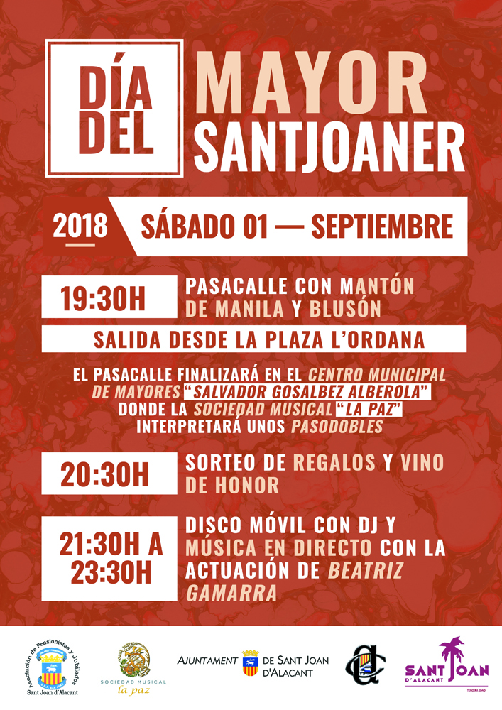 Cartel del Día del Mayor Santjoaner