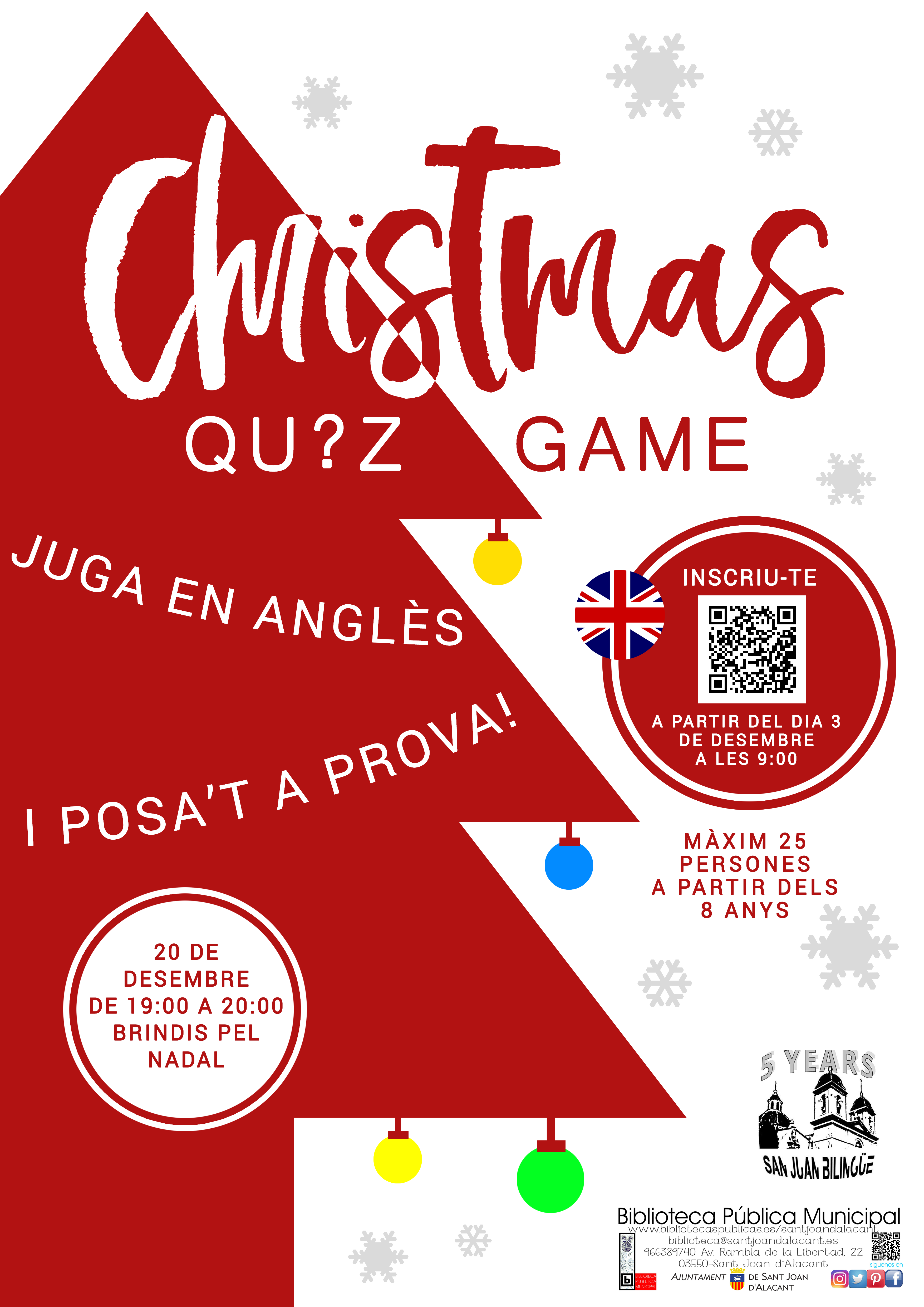 Quiz Game Nadalenc: cartel