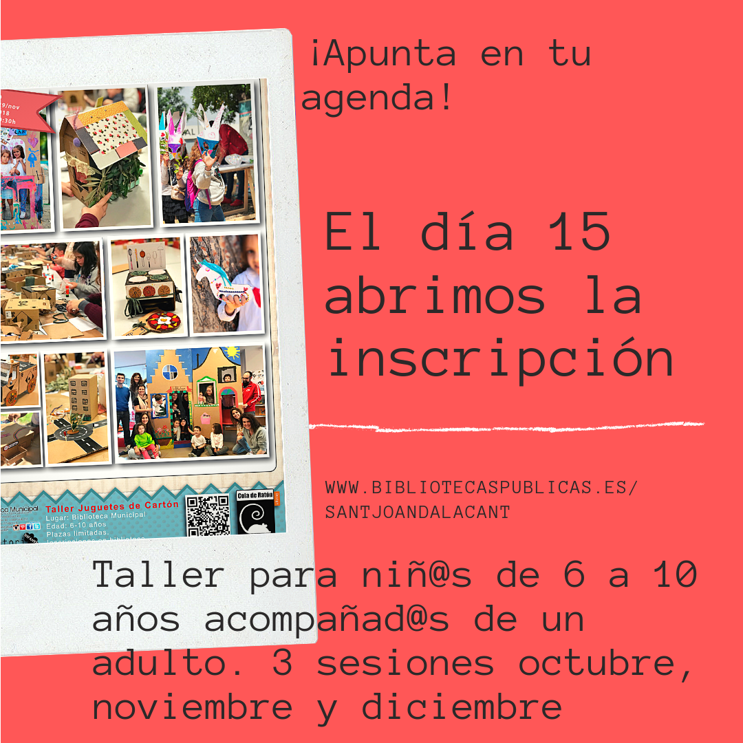 TALLER JUGUETES DE CARTÓN