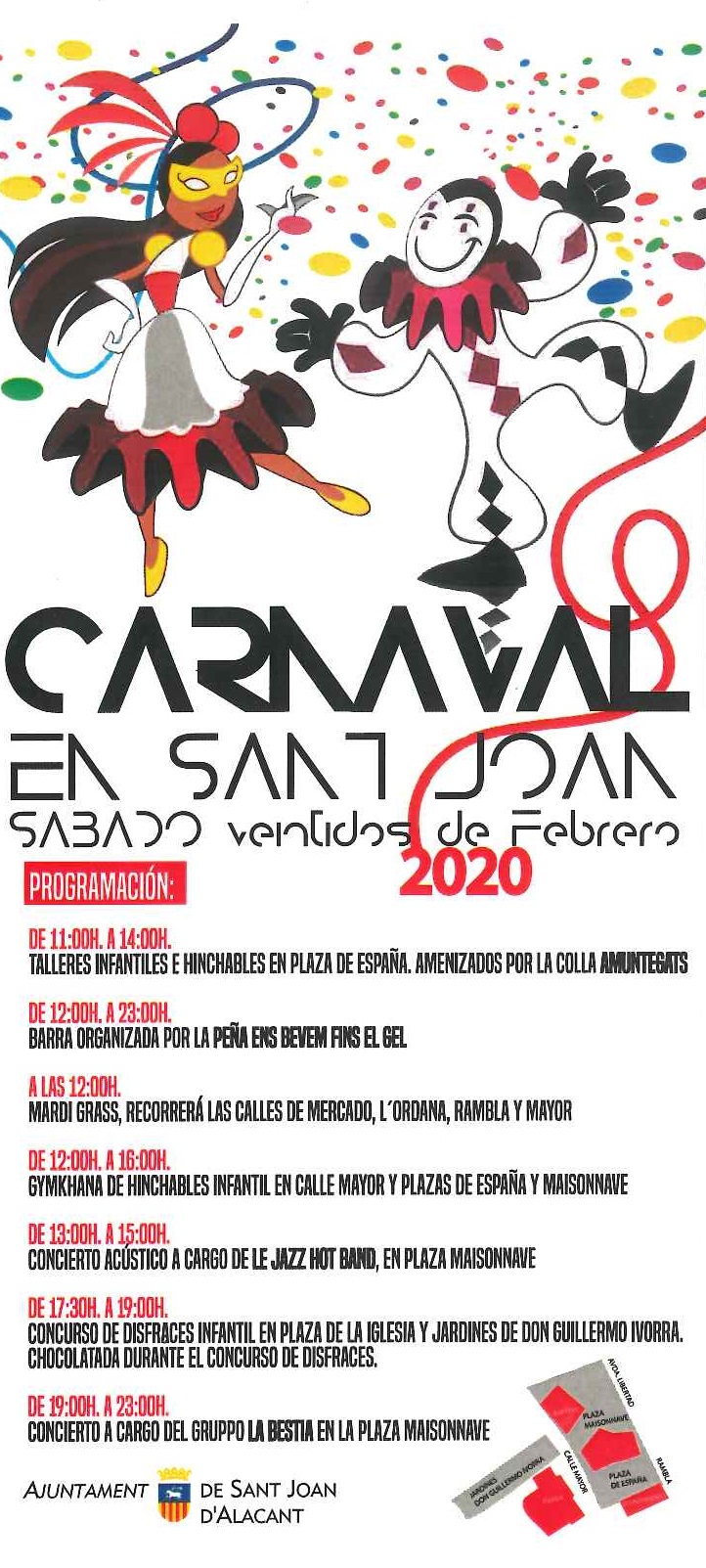 PROGRAMACIÓN CARNAVAL 2020