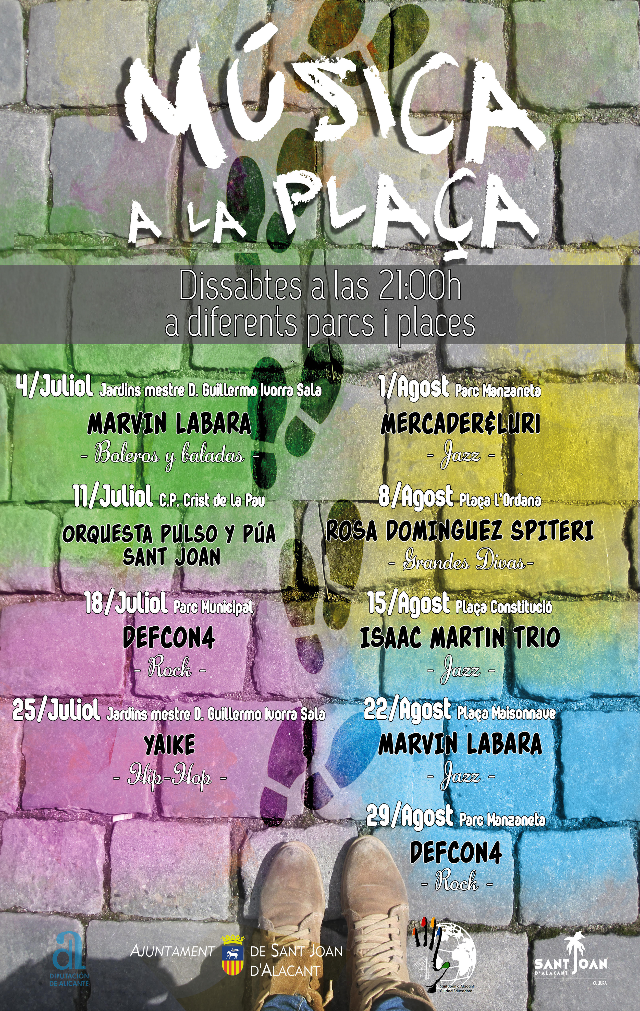 CARTEL MUSICA A LA PLAÇA