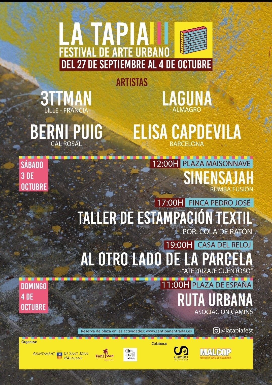 Cartel La Tapia Fest.