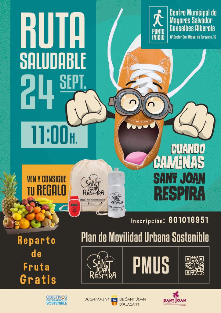 CARTEL RUTA SALUDABLE