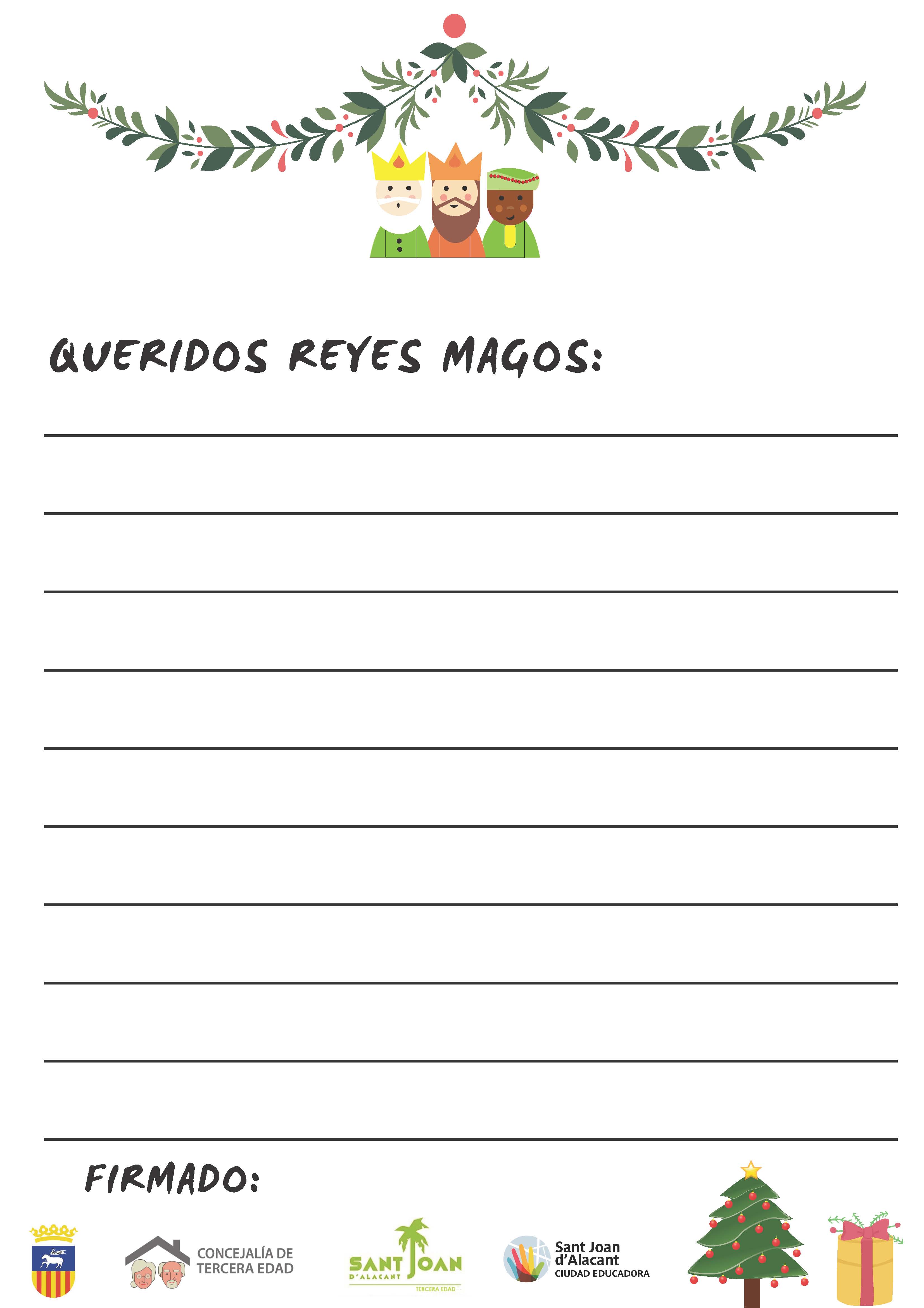 CARTA QUERIDO REYES MAGOS