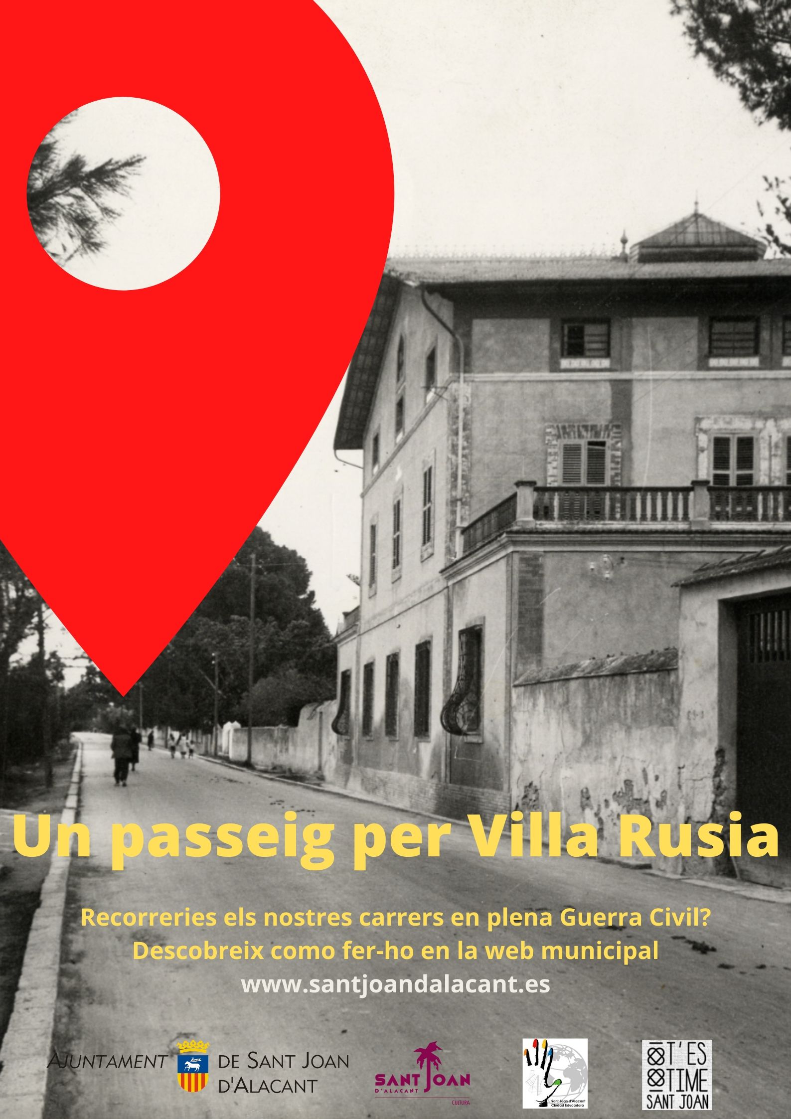 CARTELL UN PASSEIG PER VILLA RUSIA