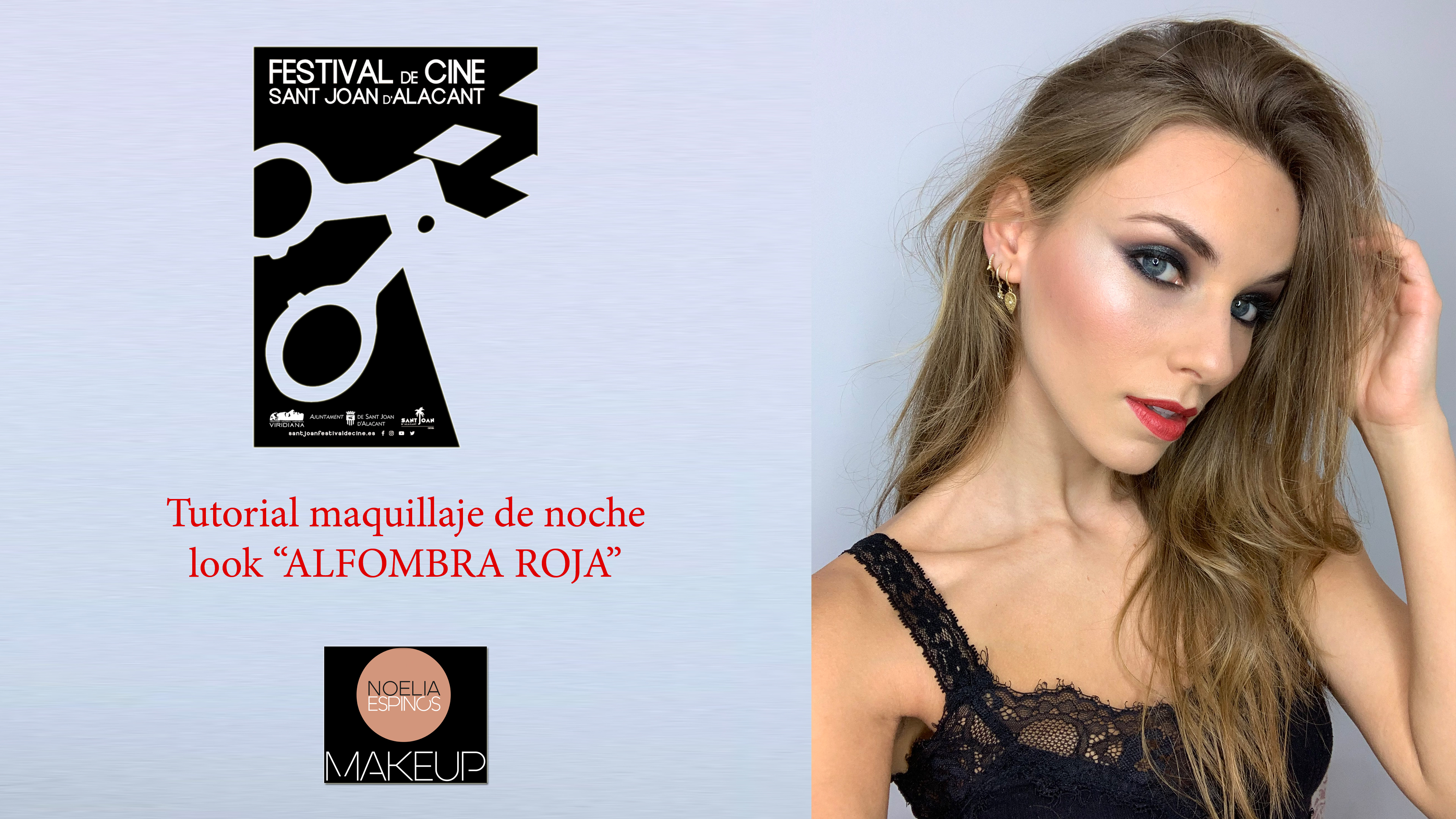 cartel del tutorial "Maquillajes de Cine"