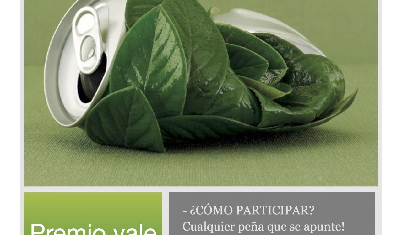 Cartel del concurso de reciclaje en fiestas