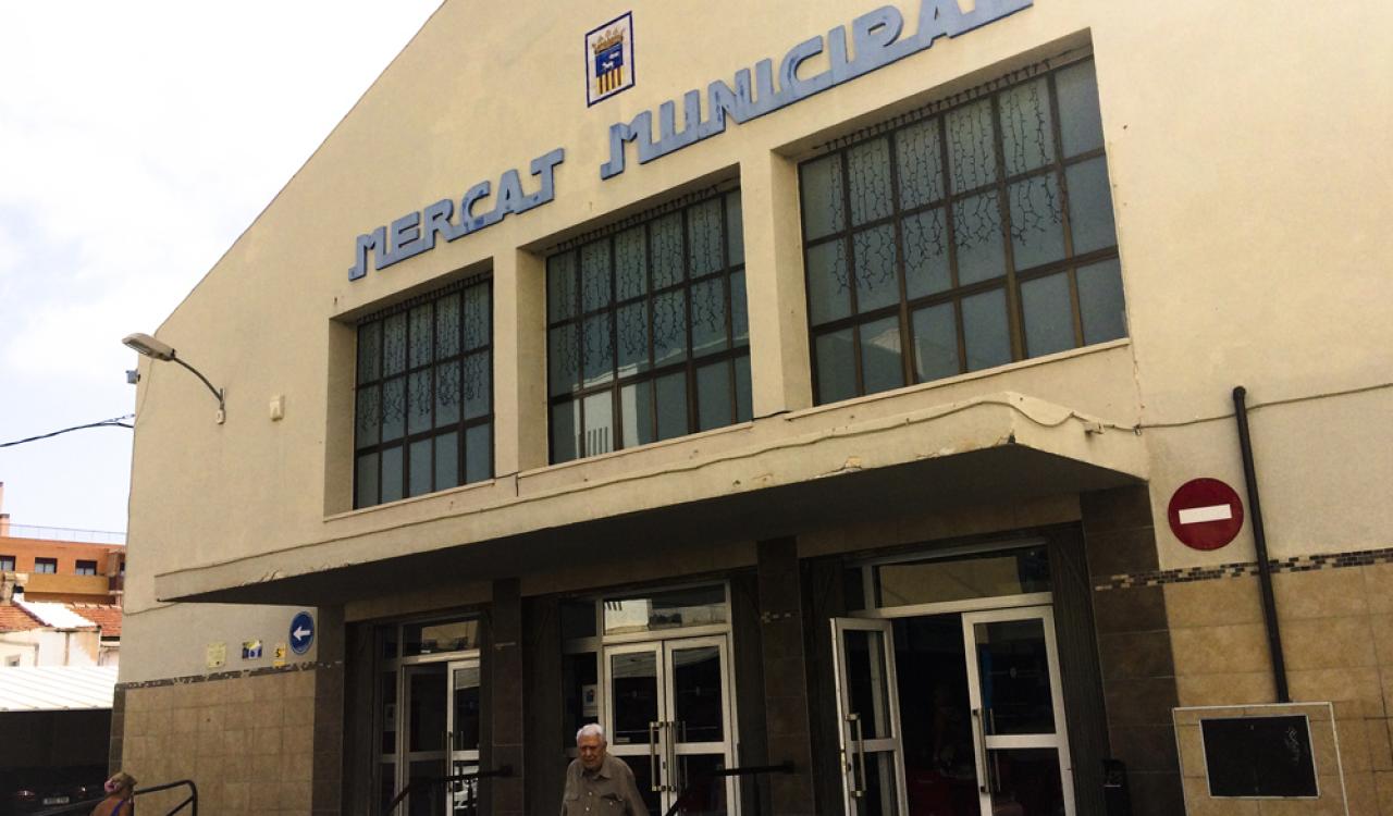 Fachada del Mercado Municipal de Sant Joan d'Alacant