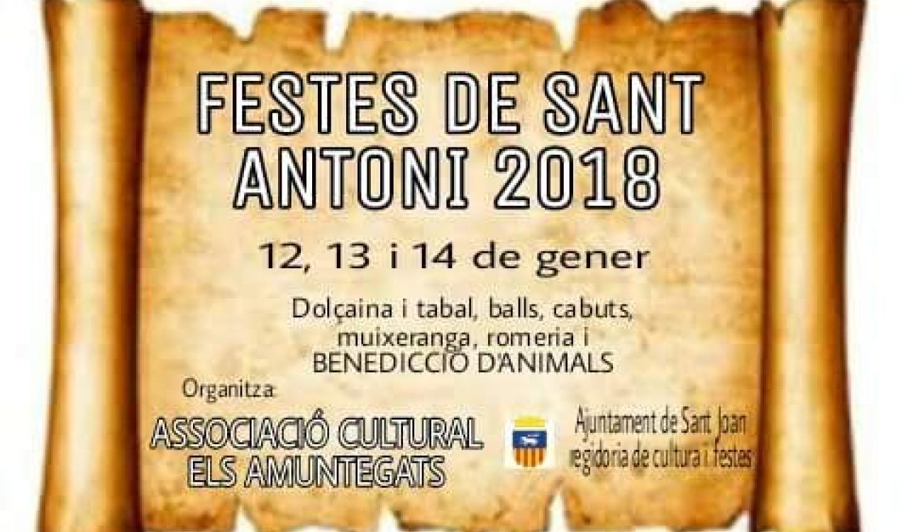 Cartel fiestas de Sant Antoni