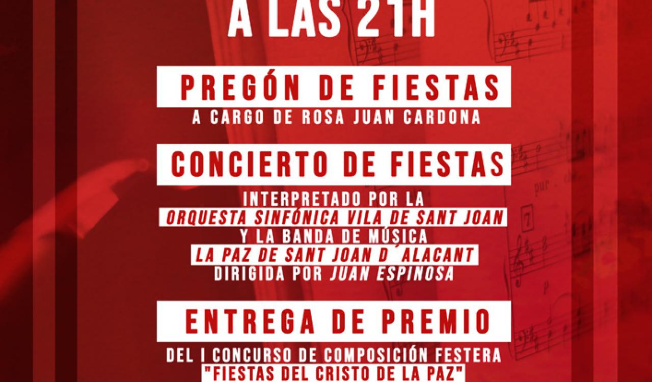 Cartel Pregón Fiestas del Cristo 2018