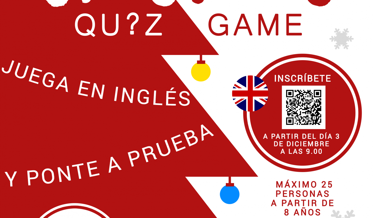 Quiz Game Navideño: cartel informativo.