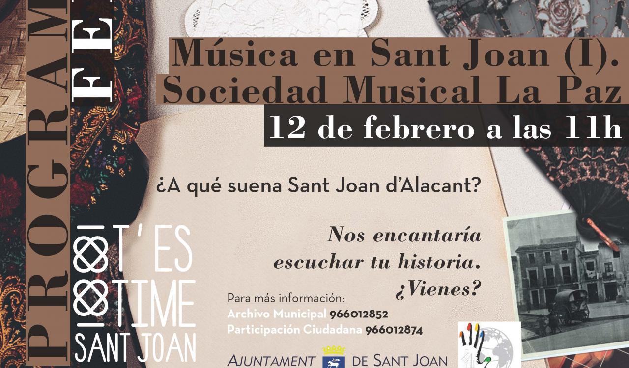 LA MÚSICA EN SANT JOAN D'ALACANT