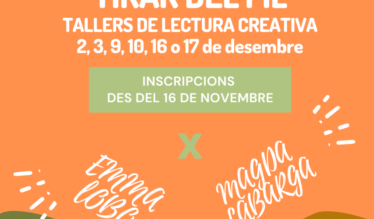 CARTELL NOU TALLER BIBLIOTECA